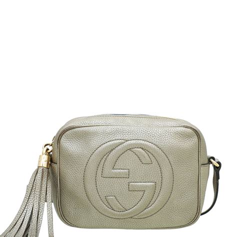 gucci champagne disco bag|authentic gucci soho disco bag.